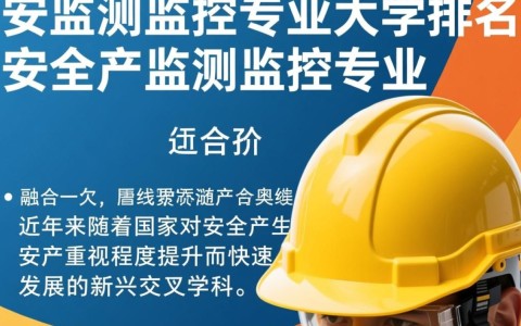 安全生产监测监控专业大学排名2024最新版，哪些院校实力强？