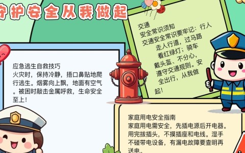 安全日手抄报大全有哪些简单又创意的制作方法？