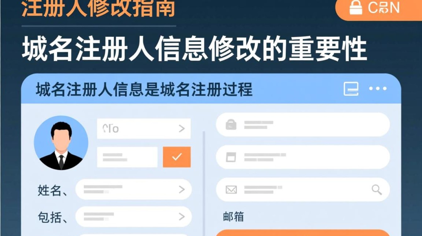 域名注册人修改流程与注意事项，你了解多少？