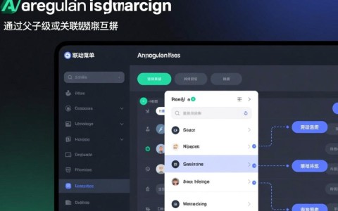 AngularJS联动菜单如何实现数据动态绑定与级联更新?