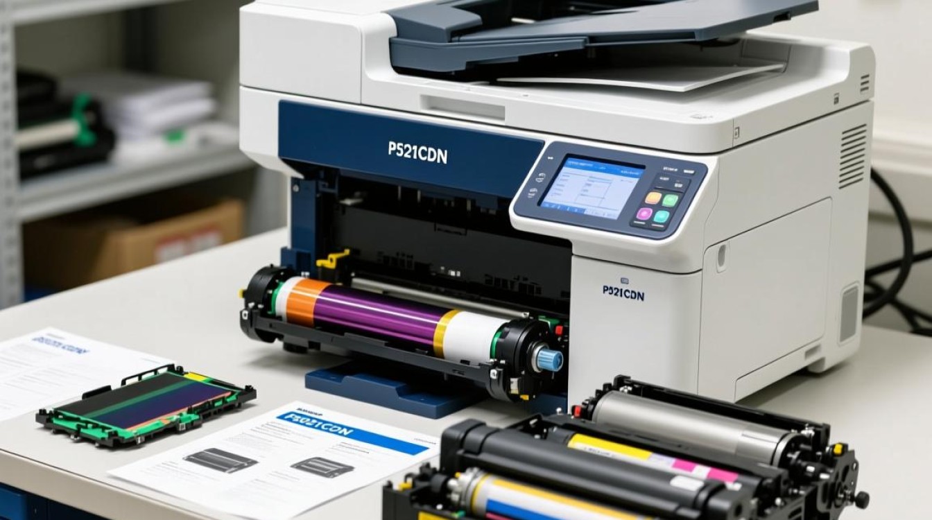 p5021cdn打印机拆机更换转印教程，详细步骤解析？