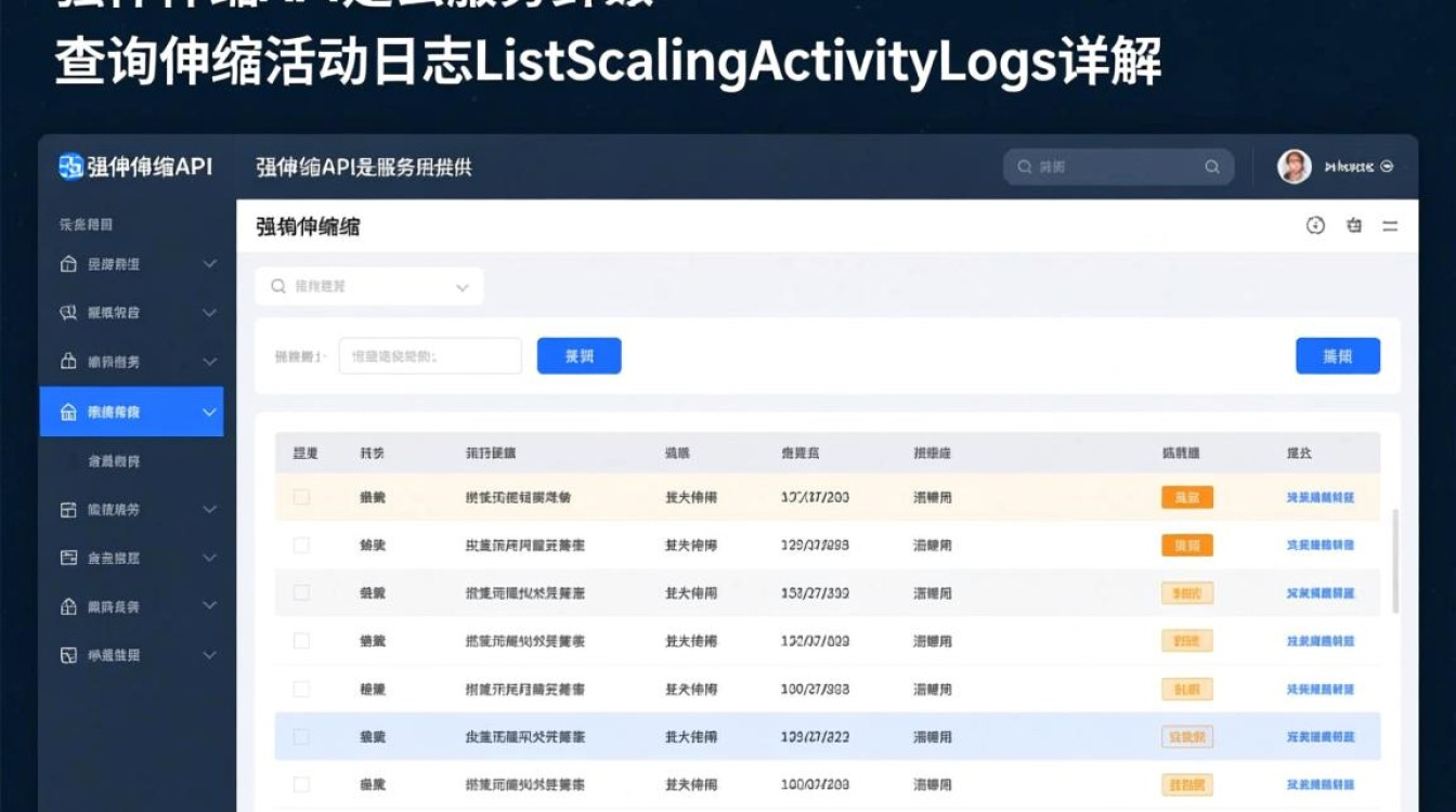 弹性伸缩API中的ListScalingActivityLogs如何高效管理伸缩活动日志？
