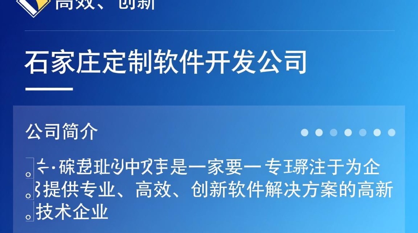 石家庄哪家定制软件开发公司更专业，能提供优质服务？