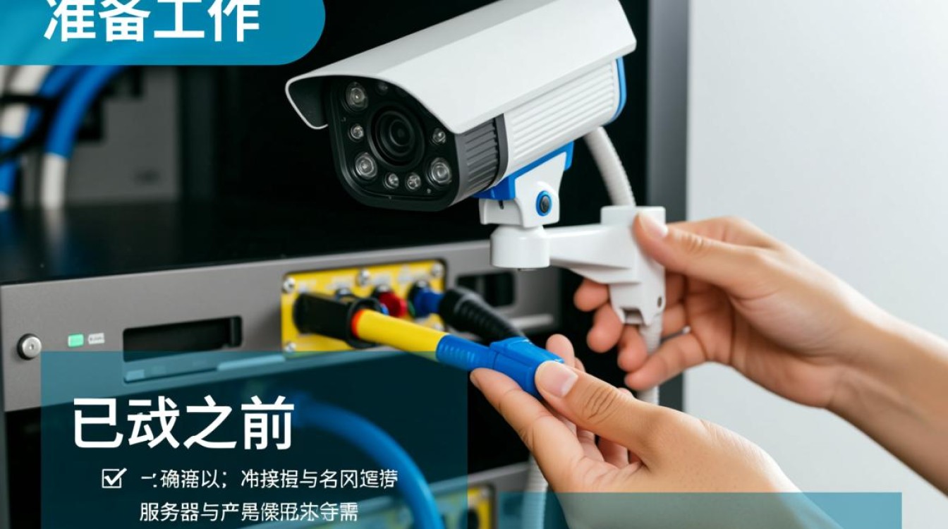 监控服务器与摄像头连接过程中，有哪些关键步骤和注意事项？