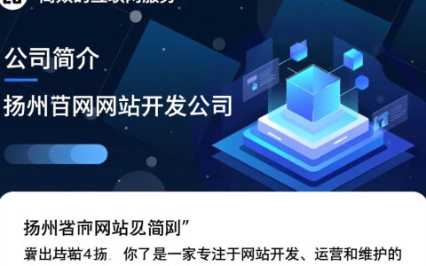 扬州门户网站开发公司哪家技术领先,服务优质,性价比高?
