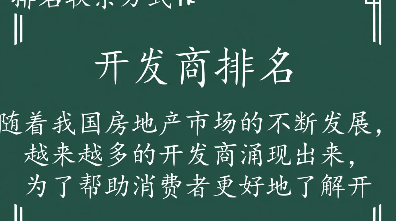 2025年开发商排名榜单揭晓，如何获取各开发商联系方式？