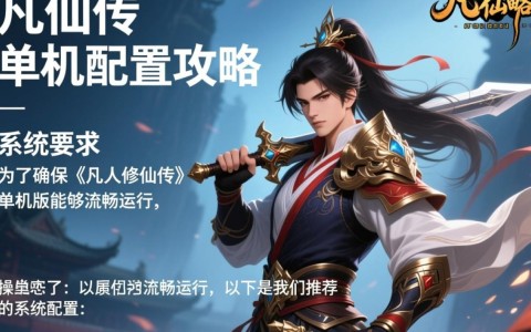 凡人修仙传单机配置要求，为何如此高？解析背后的硬件挑战