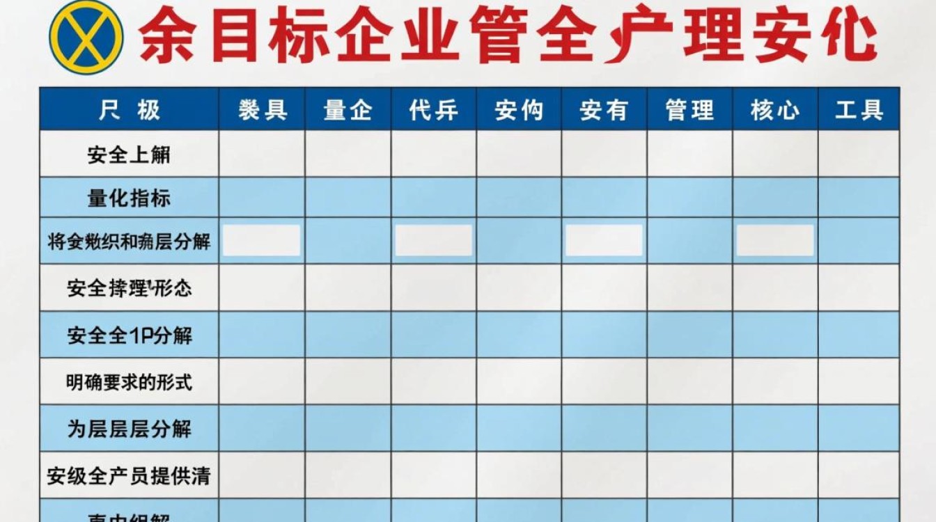 安全生产目标表如何有效落地执行？