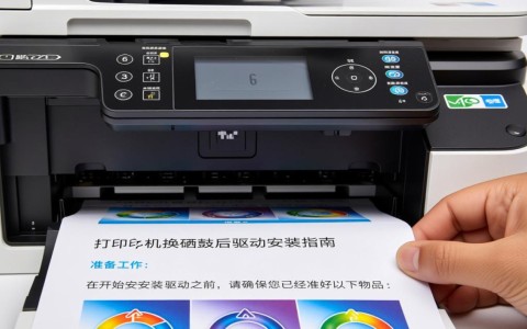 佳能623cdn打印机换硒鼓后驱动安装疑问，具体步骤和常见问题解答？