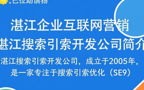 湛江搜索引擎开发公司哪家技术更卓越，如何选择？