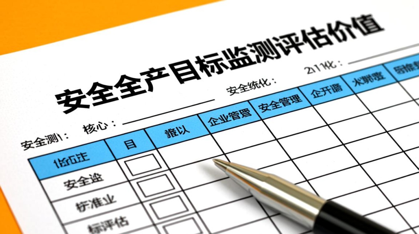 安全生产目标监测评估表如何科学制定与有效运用？