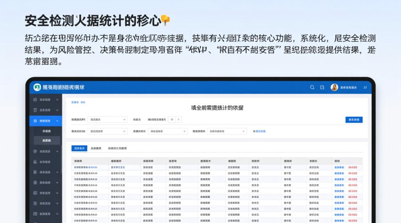 安全检测数据统计表填写时要注意哪些细节？