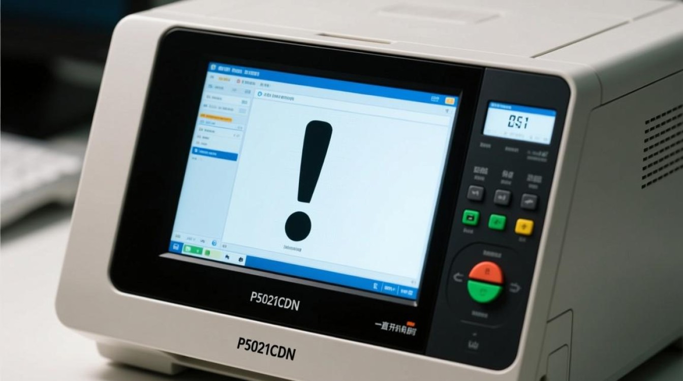 p5021cdn开机持续出现感叹号,是什么原因导致设备无法正常启动? p5021cdn开机持续出现感叹号,是什么原因导致设备无法正常启动?