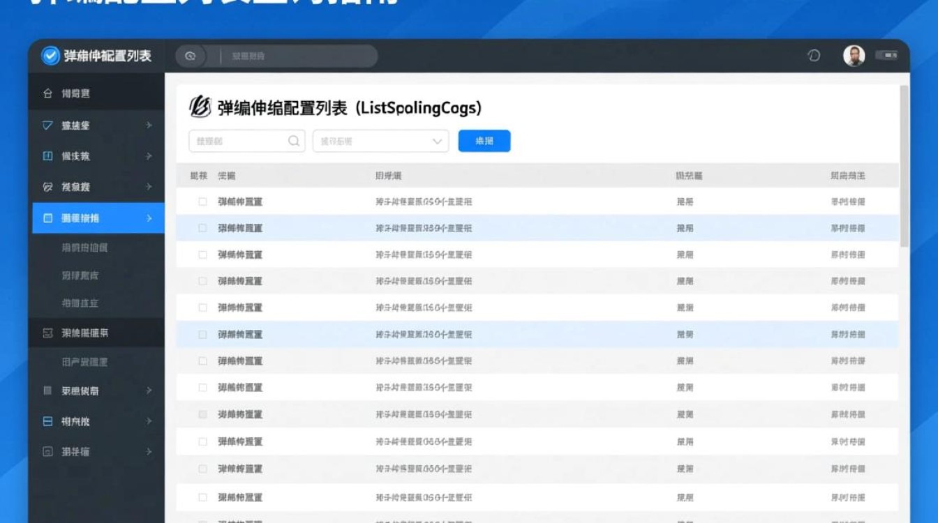 弹性伸缩配置查询API ListScalingConfigs，如何高效管理配置列表？