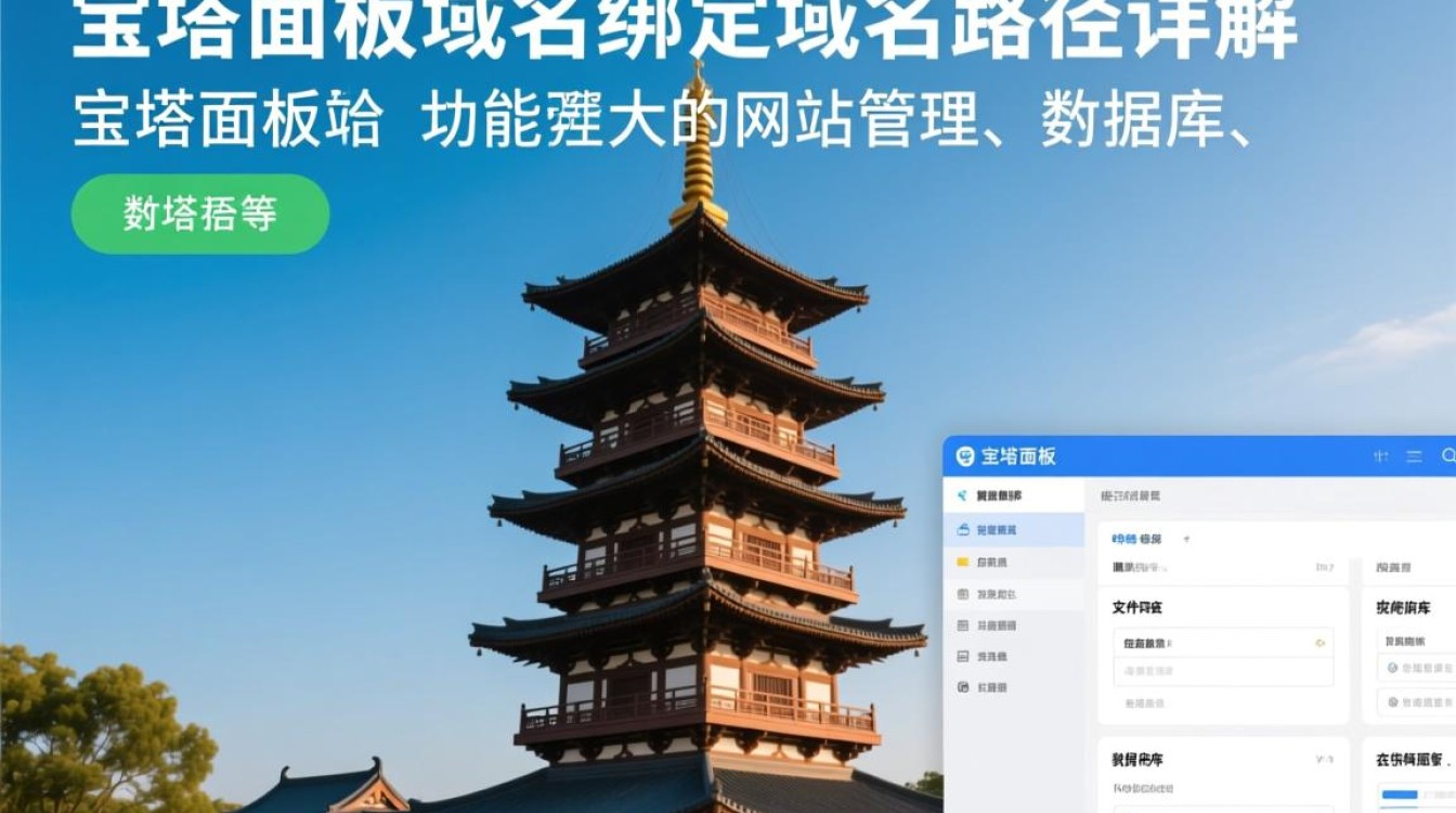 宝塔面板域名绑定时，应该如何正确设置域名路径？