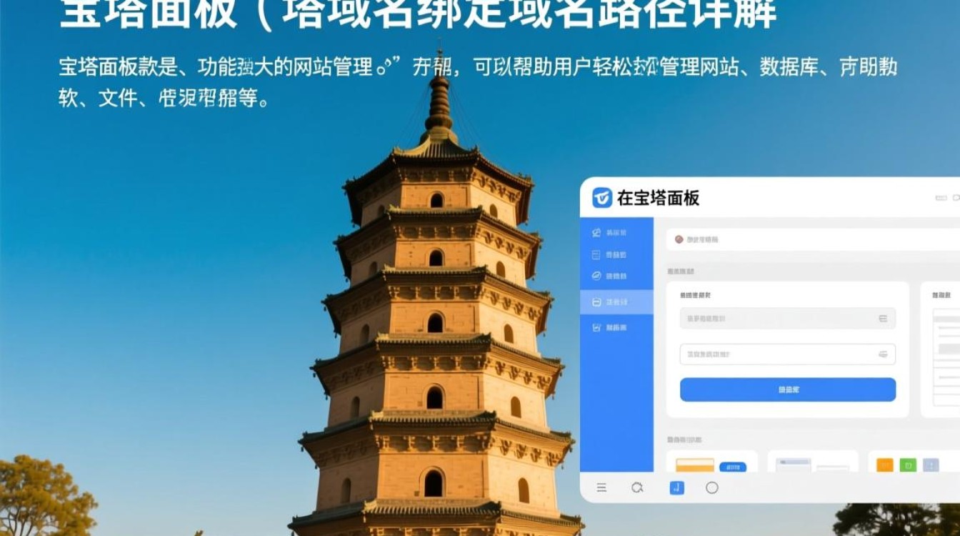 宝塔面板域名绑定时，应该如何正确设置域名路径？