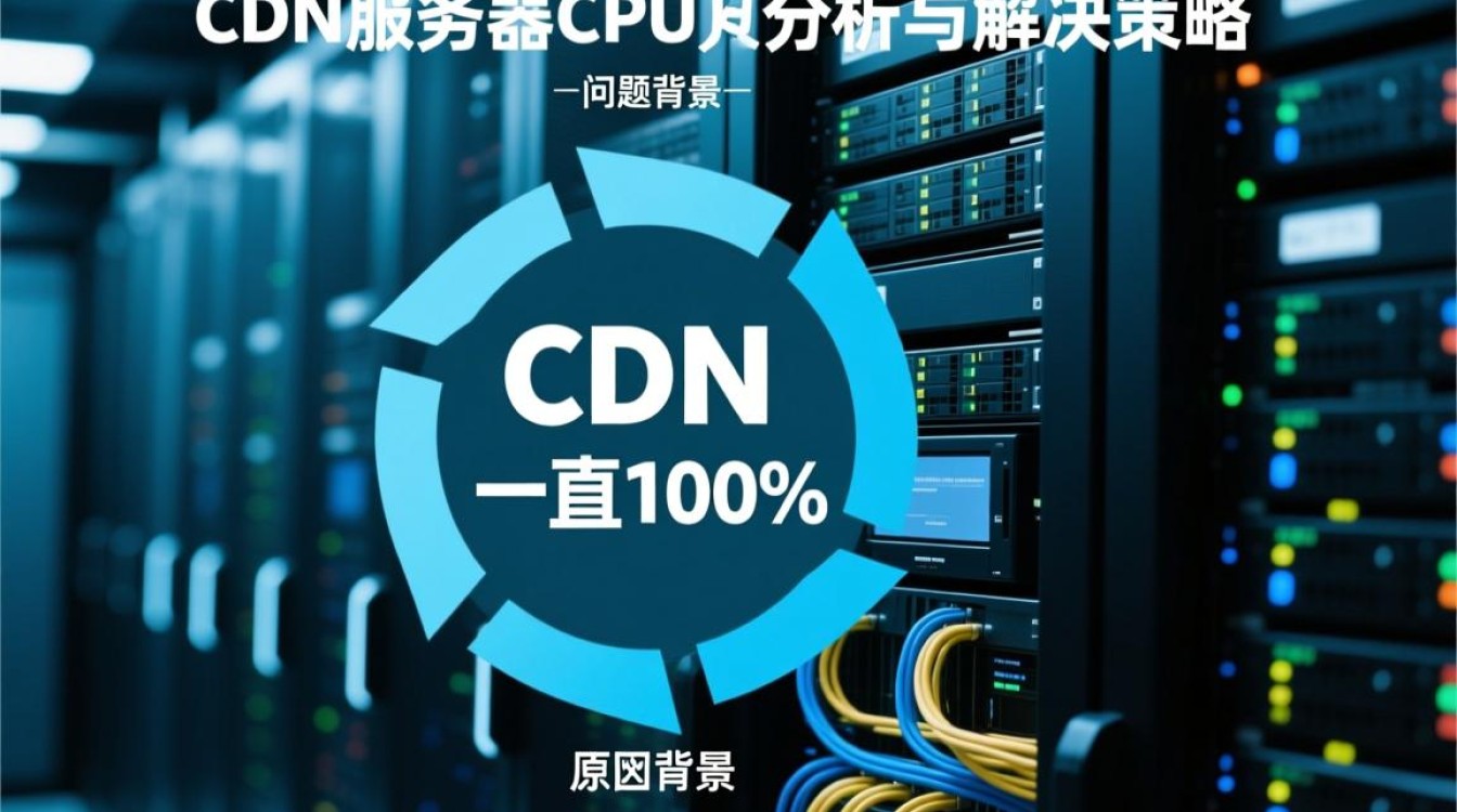 配置CDN后服务器CPU持续100%，原因排查与优化方案？