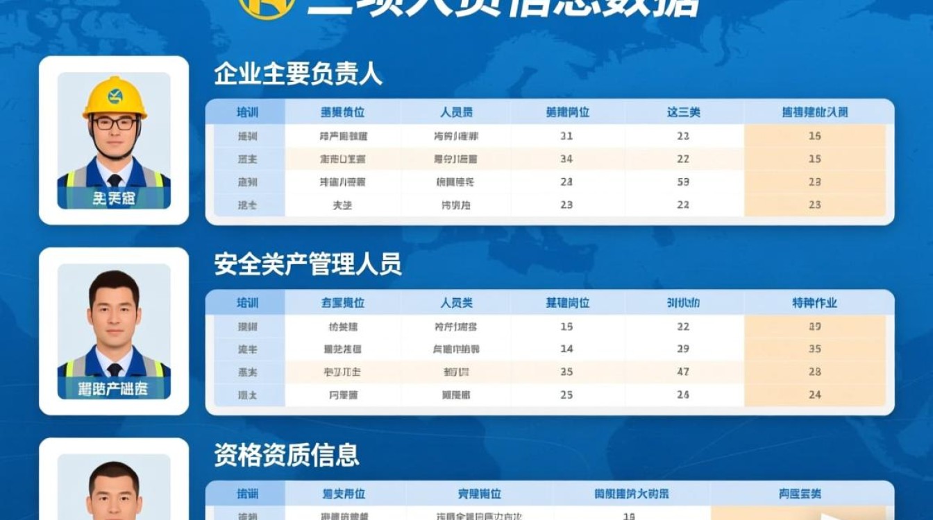 安全生产三项人员信息数据指哪些具体内容? 安全生产三项人员信息数据指哪些具体内容?
