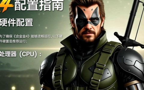 合金装备4最低配置要求是什么？电脑配置不够怎么办？升级指南来了！