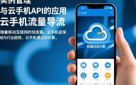 云手机流量导流如何优化？手机实例管理与云手机API结合应用探讨？