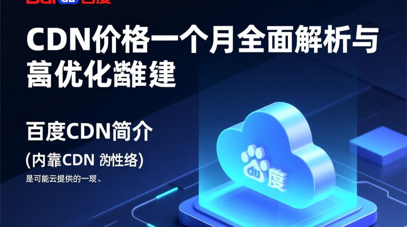 百度CDN价格一个月具体是多少？性价比如何？不同套餐有何差异？