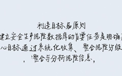 安全生产风险数据库建立步骤有哪些？