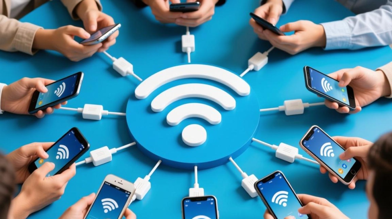 CDN下同一WiFi能否同时连接多部手机？具体数量有限制吗？