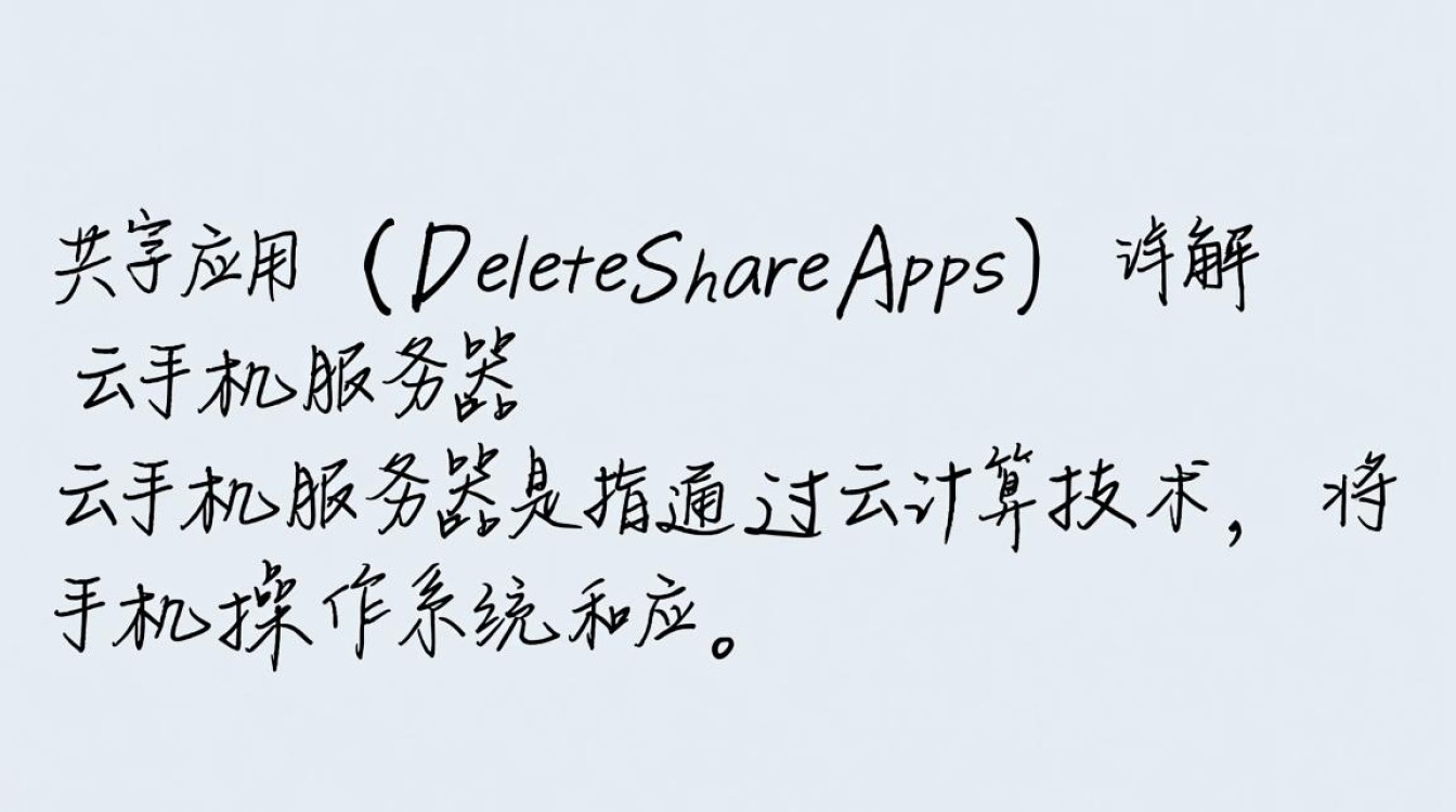 云手机管理中,DeleteShareApps如何优化共享应用删除与API集成? 云手机管理中,DeleteShareApps如何优化共享应用删除与API集成?
