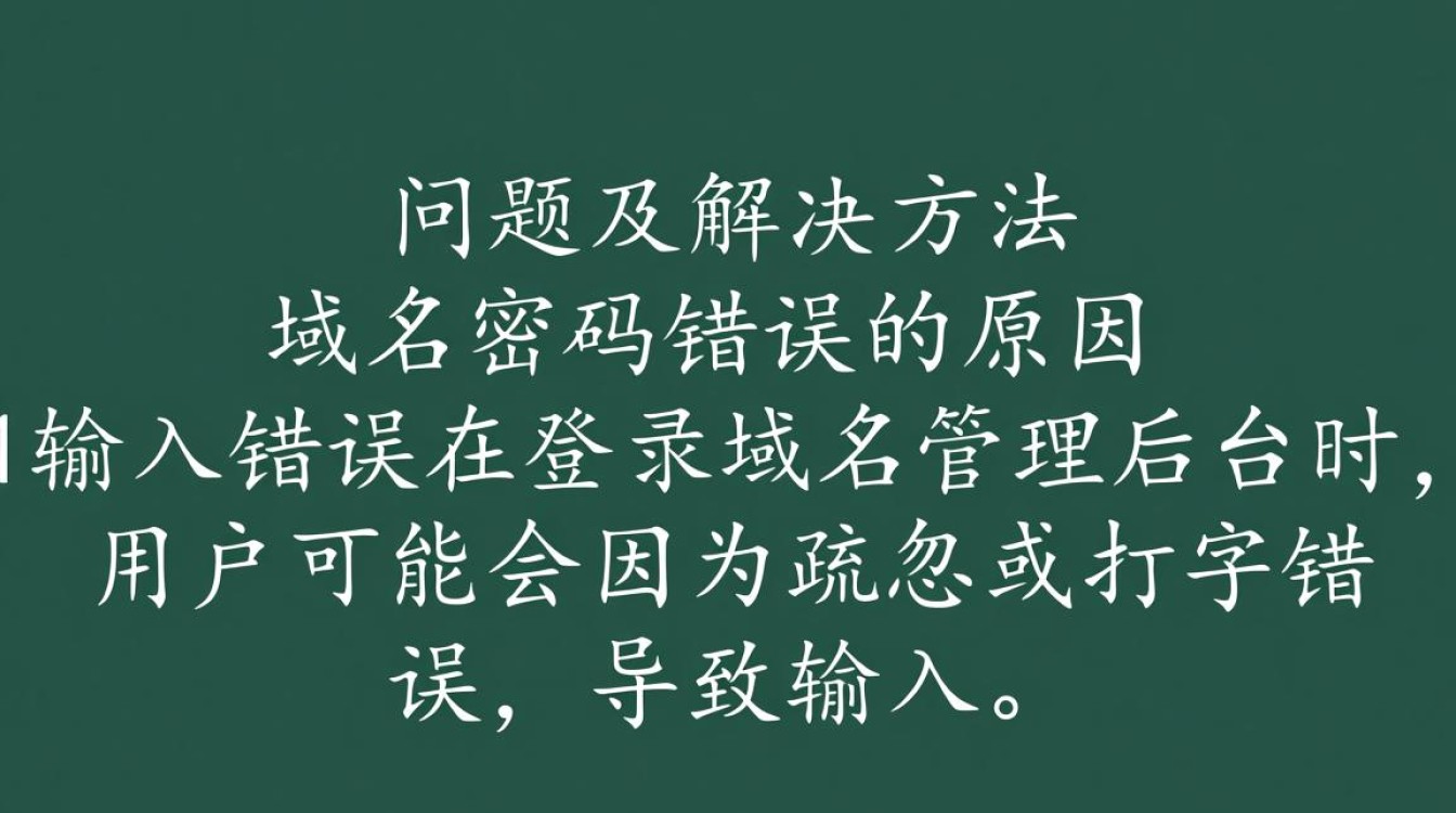 域名登录难题为何频繁遭遇域名密码错误,问题究竟出在哪里? 域名登录难题为何频繁遭遇域名密码错误,问题究竟出在哪里?