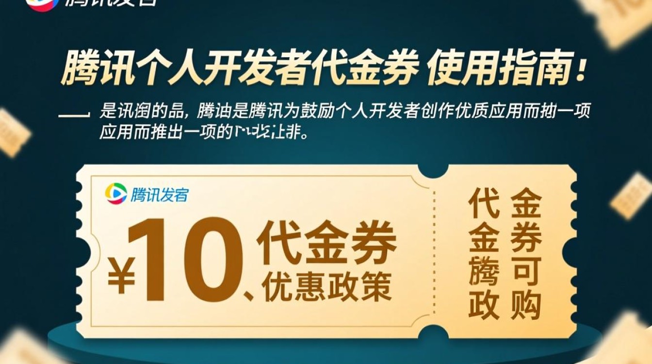 腾讯个人开发者代金券如何获取?使用条件有哪些? 腾讯个人开发者代金券如何获取?使用条件有哪些?