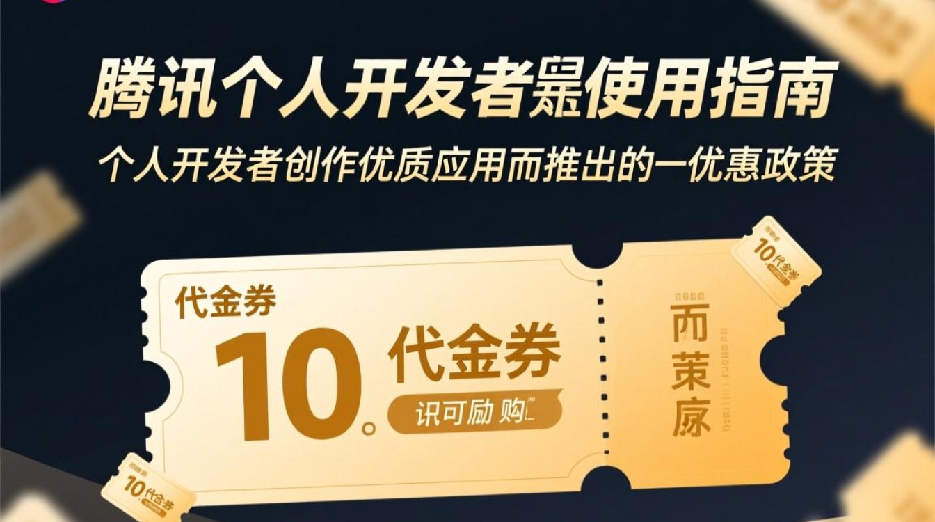 腾讯个人开发者代金券如何获取?使用条件有哪些? 腾讯个人开发者代金券如何获取?使用条件有哪些?