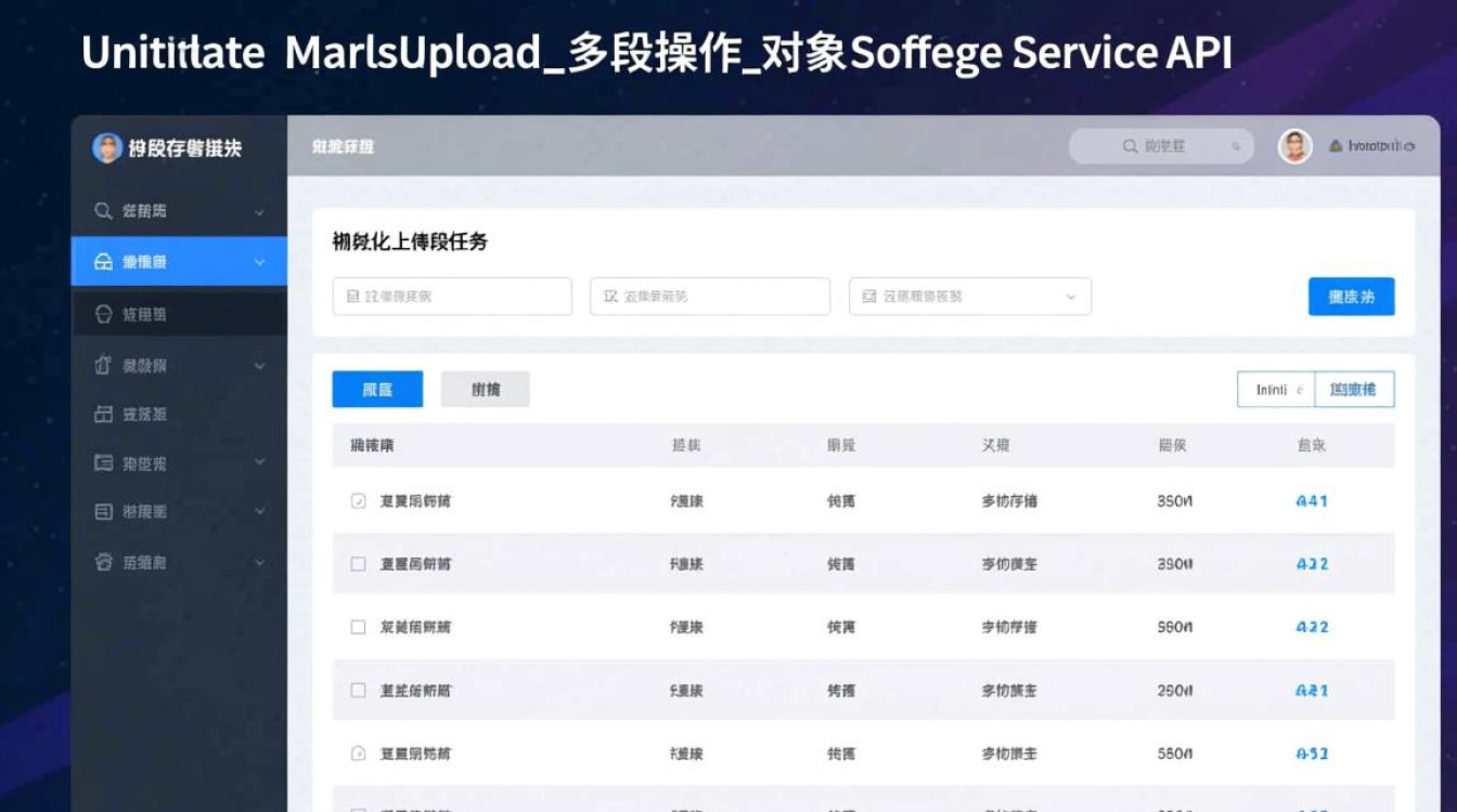 初始化上传段任务InitiateMultipartUpload在多段操作中，对象存储服务API有何特别之处？