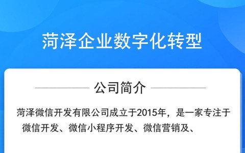 菏泽微信开发有限公司业务范围广吗？有哪些特色服务？