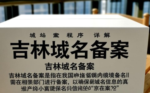 吉林域名备案流程是怎样的？有哪些具体程序和注意事项？