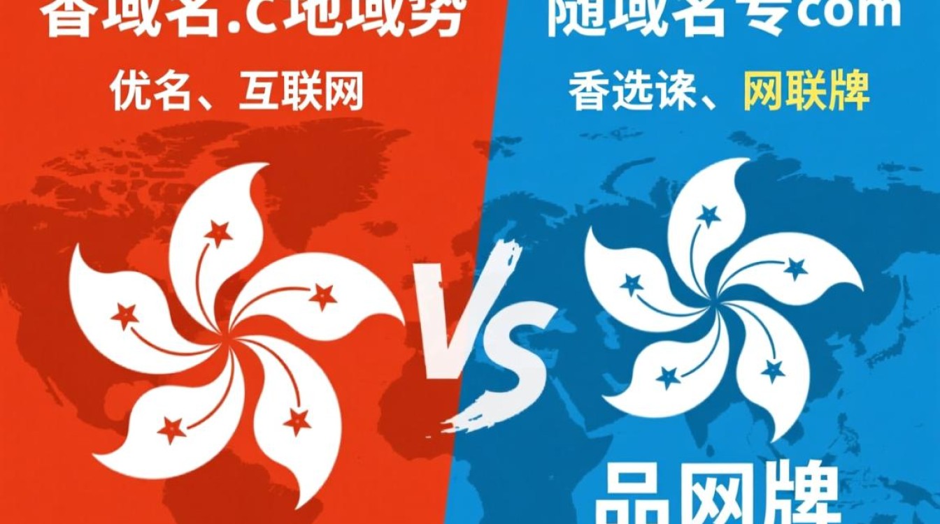 香港域名与com域名有何区别及优势？选择哪个更适合我的网站？