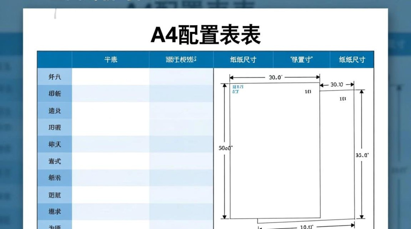 a4配置表究竟有何特殊之处?为何如此备受关注? a4配置表究竟有何特殊之处?为何如此备受关注?