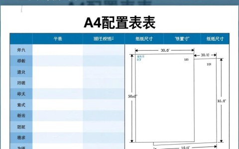 a4配置表究竟有何特殊之处？为何如此备受关注？