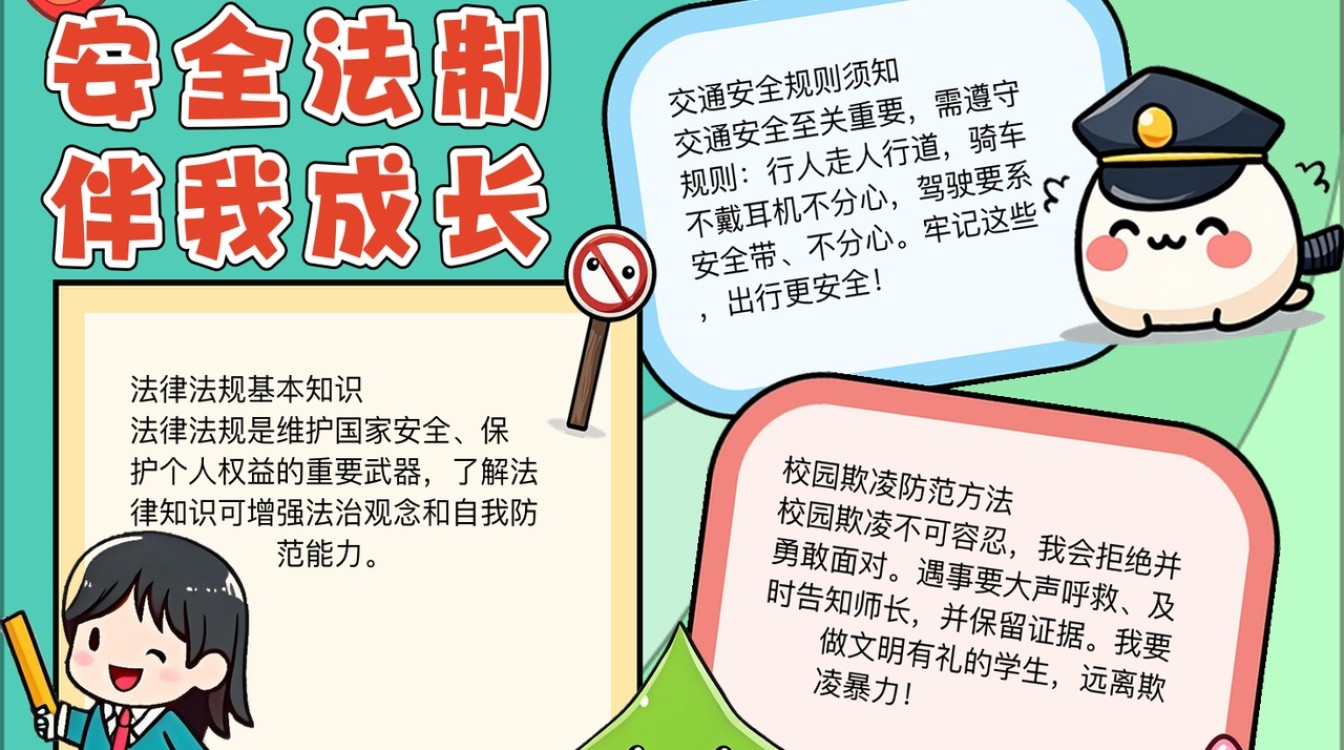 安全法制手抄报大全，如何做一份内容全面又吸引人的？