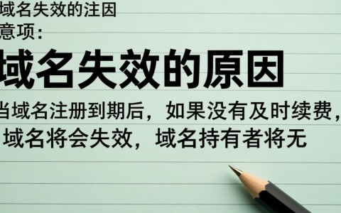 域名失效后，更换域名有哪些注意事项和操作步骤？