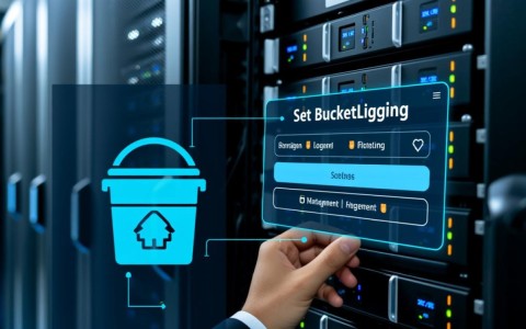 对象存储API中，如何详细设置桶日志管理配置以实现高级桶配置？