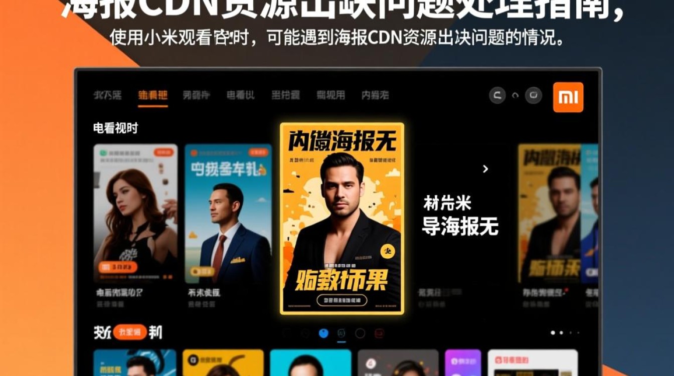 小米电视海报CDN资源故障解决疑问,如何恢复电视中海报显示? 小米电视海报CDN资源故障解决疑问,如何恢复电视中海报显示?