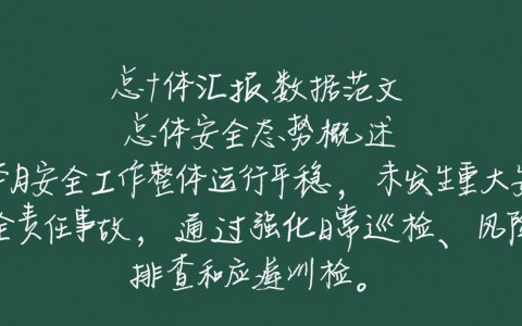 安全汇报数据范文有哪些？如何快速写出规范的安全汇报数据？