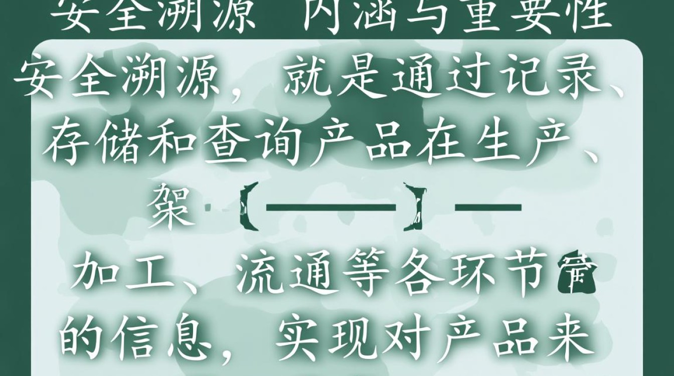 安全溯源如何保障产品全程可追溯？