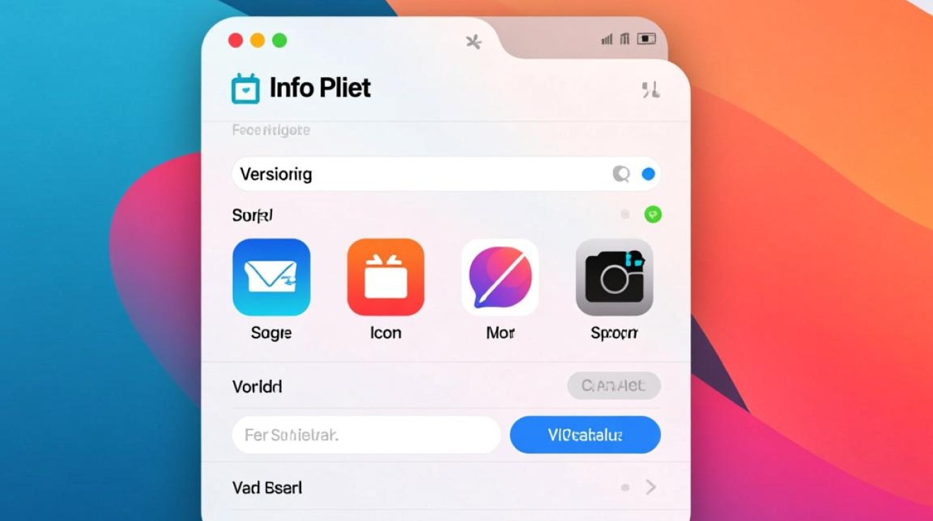 iOS Info.plist配置中哪些关键项必须正确设置，以确保应用正常运行？