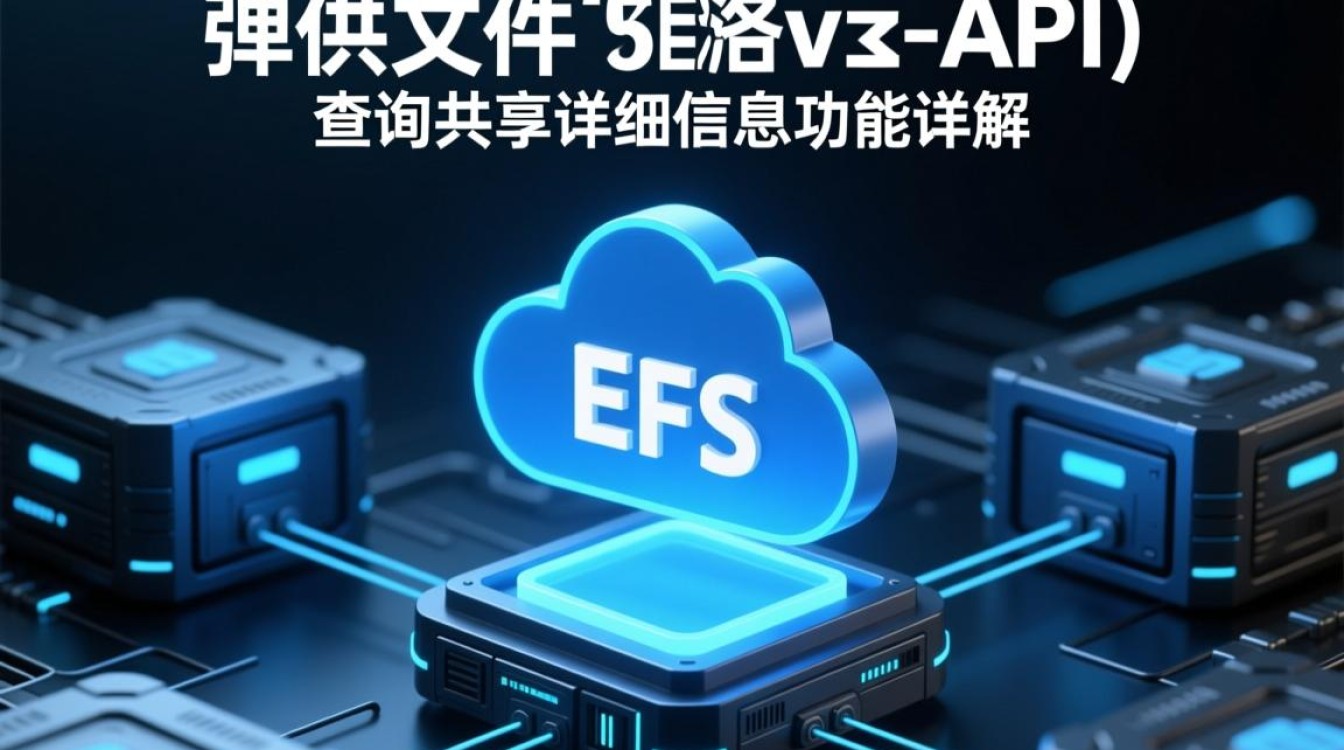 弹性文件服务API中showShareDetal接口，如何查询详细的文件共享信息？