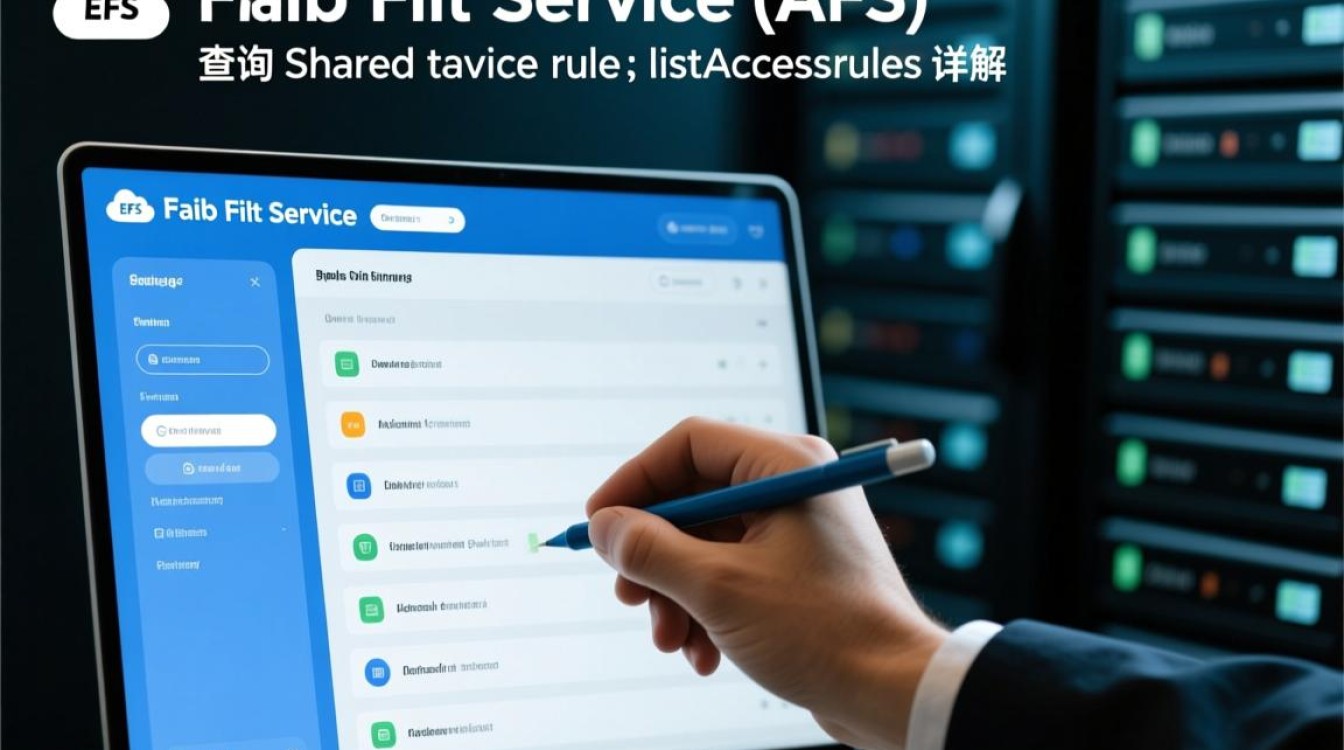 弹性文件服务API中，listAccessRules如何准确查询特定共享访问规则？