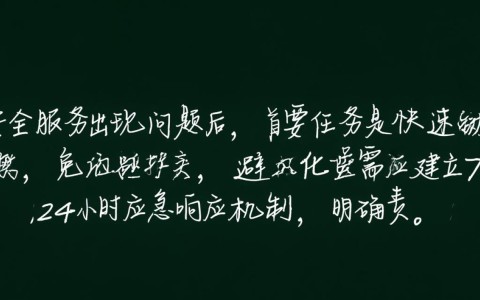 安全服务出问题怎么办？快速解决方法有哪些？