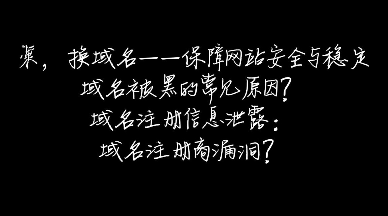 域名被黑后更换，如何确保新域名安全并避免再次被黑？