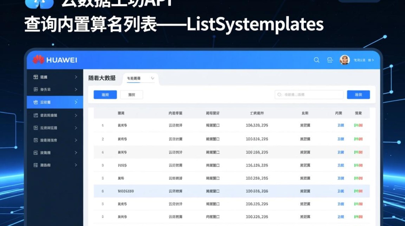 华为云ListSystemTemplates API，系统算子列表如何全面查询？