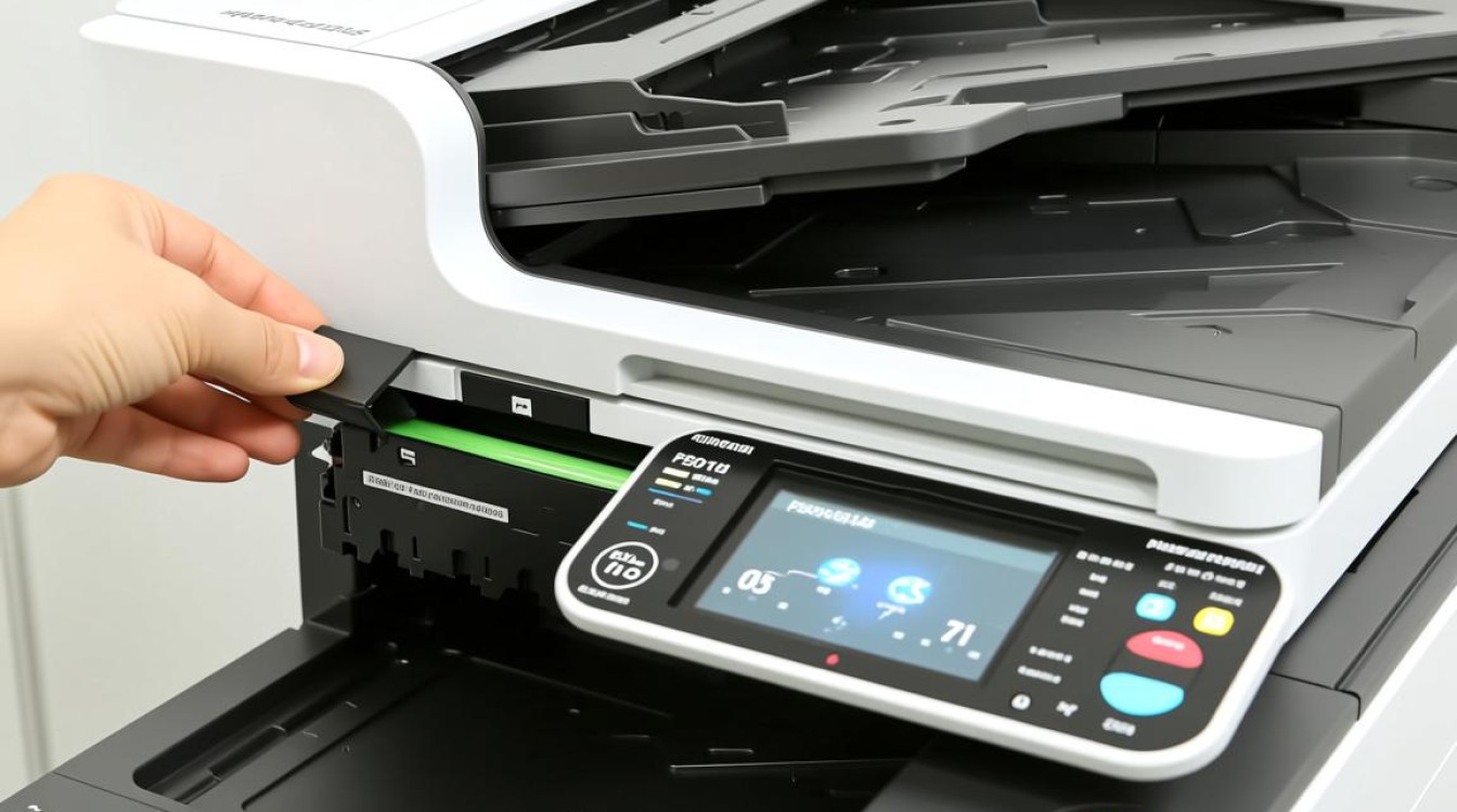 京瓷P5018CDN打印机墨粉盒盖子取出方法详解？